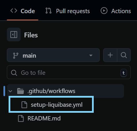 new yaml file