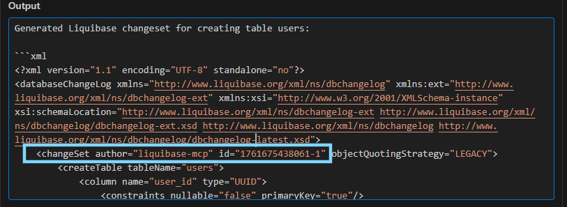 5.0 Use the Liquibase Secure MCP Server in VSCode - 3 image