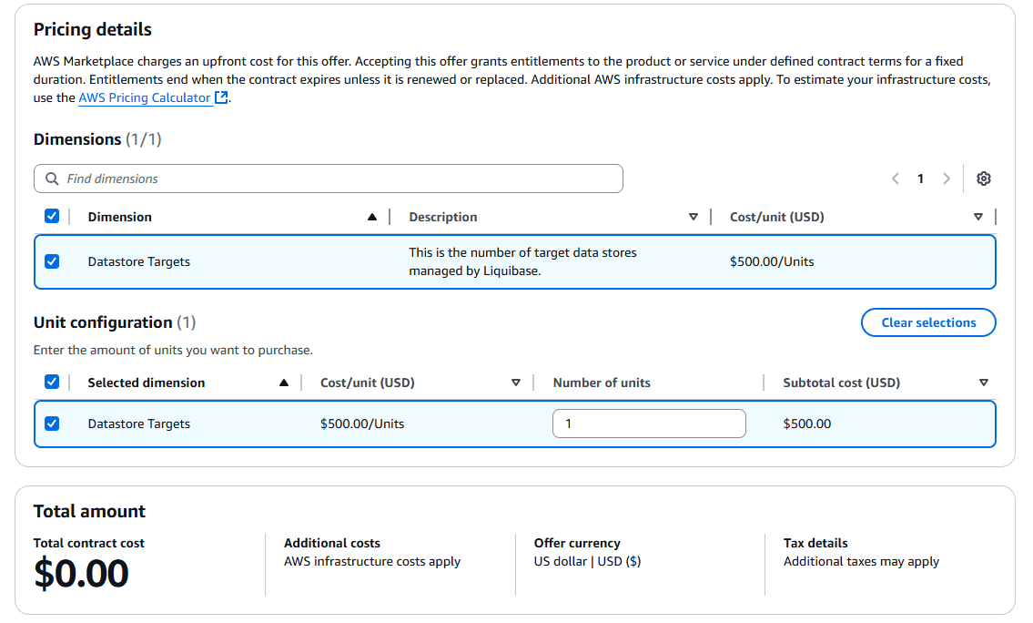 Purchase Liquibase on AWS 6 (Secure)